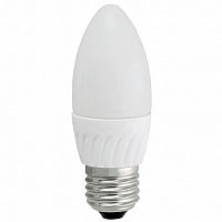 Лампа светодиодная C37 свеча 5 Вт 400 Лм 230 В 3000 К E27 | код. LL-C37-5-230-30-E27-FR |  IEK
